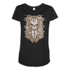 halloween skull Maternity Scoop Neck T-shirt