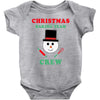 christmas baking team crew snowman Baby Bodysuit