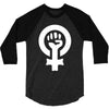 feminist human rights justice activist 3/4 Sleeve Shirt