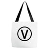 vegan symbol Tote Bags