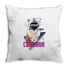 who loves chihuahua Throw Pillow