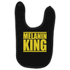 melanin king Baby Bibs