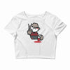 freddy krueger cartoon ideal birthday present or gift Crop Top