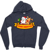 merry christmas Zipper Hoodie