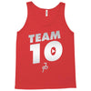 team 10  silver Tank Top