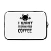 coffee drinkers Laptop sleeve