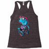 dog biker Racerback Tank