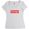 Savage Hypebeast Women's Triblend Scoop T-shirt