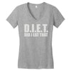 d.i.e.t Women's V-Neck T-Shirt