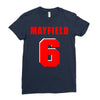 baker mayfield new jersey number Ladies Fitted T-Shirt