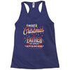 Merry Christmas To Father Of Great Awesome Racerback Tank