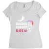 Bidbidi Bobbidi Brew Women's Triblend Scoop T-shirt