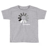 buffering  funny retro loading computer console fashion party Toddler T-shirt