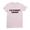 enemies Ladies Fitted T-Shirt