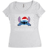 ugly stitch christmas Women's Triblend Scoop T-shirt