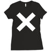 cross logo Ladies Fitted T-Shirt