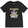 my daughter is the world's best special ed teacher. cool gift for mom V-Neck Tee
