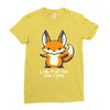 all the fox Ladies Fitted T-Shirt