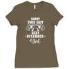sorry this guy is already taken by a super sexy  december girl Ladies Fitted T-Shirt