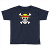 one piece skull Toddler T-shirt
