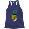 pineapple skateboarding Racerback Tank