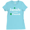 Irish I Were Drunk Ladies Fitted T-Shirt