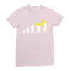 goku evolution Ladies Fitted T-Shirt