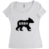 baby bear Women's Triblend Scoop T-shirt