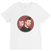 messi top V-Neck Tee