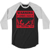 warning if zombies chase us i'm tripping you 3/4 Sleeve Shirt