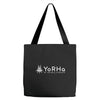 YoRHa White Logo Tote Bags