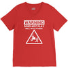 warning does not play well with others V-Neck Tee