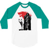 the king and the white wol 3/4 Sleeve Shirt