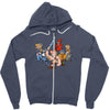masters of the grimverse Zipper Hoodie