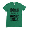 There's This Girl Who Stole My Heart She Calls Me Uncle Ladies Fitted T-Shirt