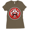raider red Ladies Fitted T-Shirt