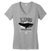 to hell and back   customs Women's V-Neck T-Shirt