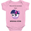 twilight has special eyes Baby Onesie