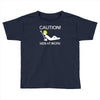 caution men at work Toddler T-shirt
