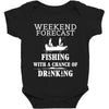 fishing funny Baby Bodysuit