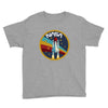 Nasa  Blue White Yellow Color Youth Tee