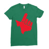 gun 'em down Ladies Fitted T-Shirt