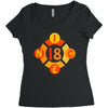 nice 18 Women's Triblend Scoop T-shirt