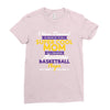 I Never Dreamed I'd Grow Up To Be A Super Cool Mom Of A Freaking Aweso Ladies Fitted T-Shirt