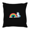 tasty rainbow Throw Pillow