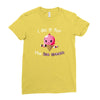 i do it for the ice cream Ladies Fitted T-Shirt
