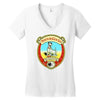 dogs bollocks beer label ideal birthday present or gift Women's V-Neck T-Shirt