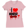 i love house music t shirt men logo3 new t shirt clothing design men Ladies Fitted T-Shirt