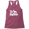 the dogfather boxer white Racerback Tank