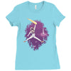 space jam jordan Ladies Fitted T-Shirt